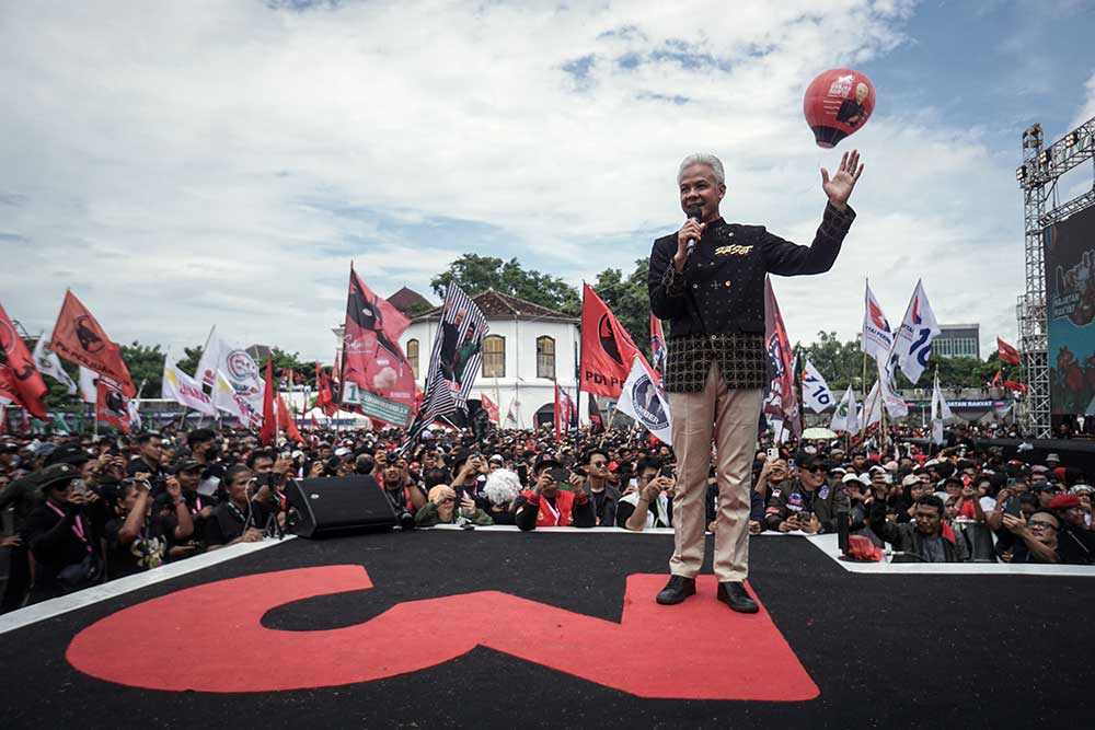  Tutup Kampanye, Ganjar-Mahfud Yakin Jateng Tetap 'Kandang Banteng'