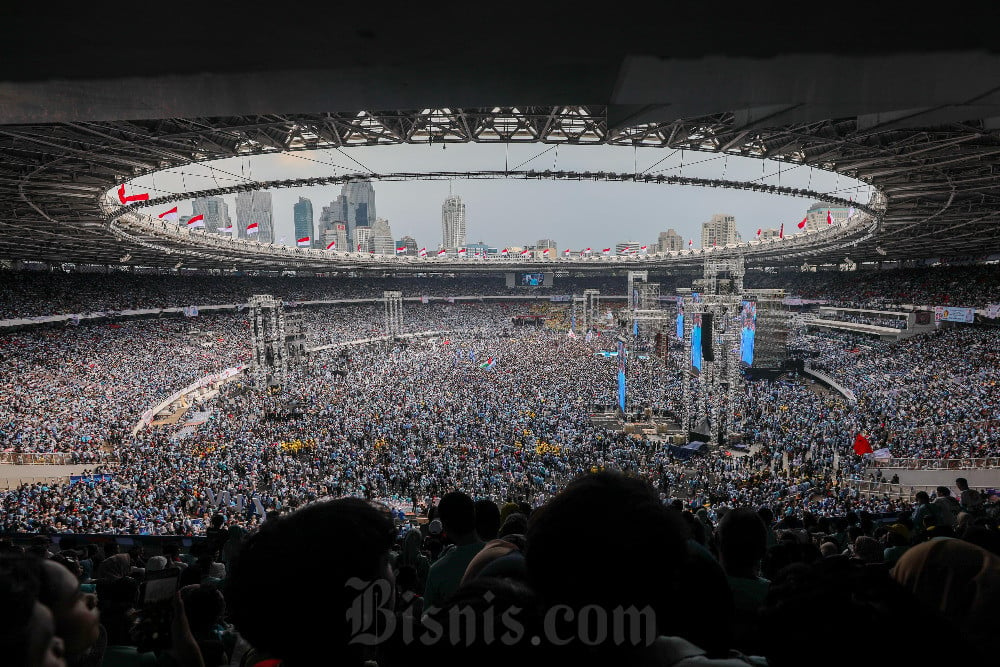  Kampanye Akbar Prabowo-Gibran di GBK Diikuti Ratusan Ribu Pendukung dan Simpatisan