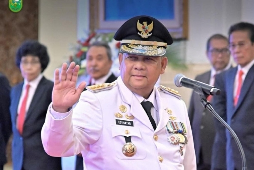 Gubernur Riau Edy Afrizal Natar Nasution