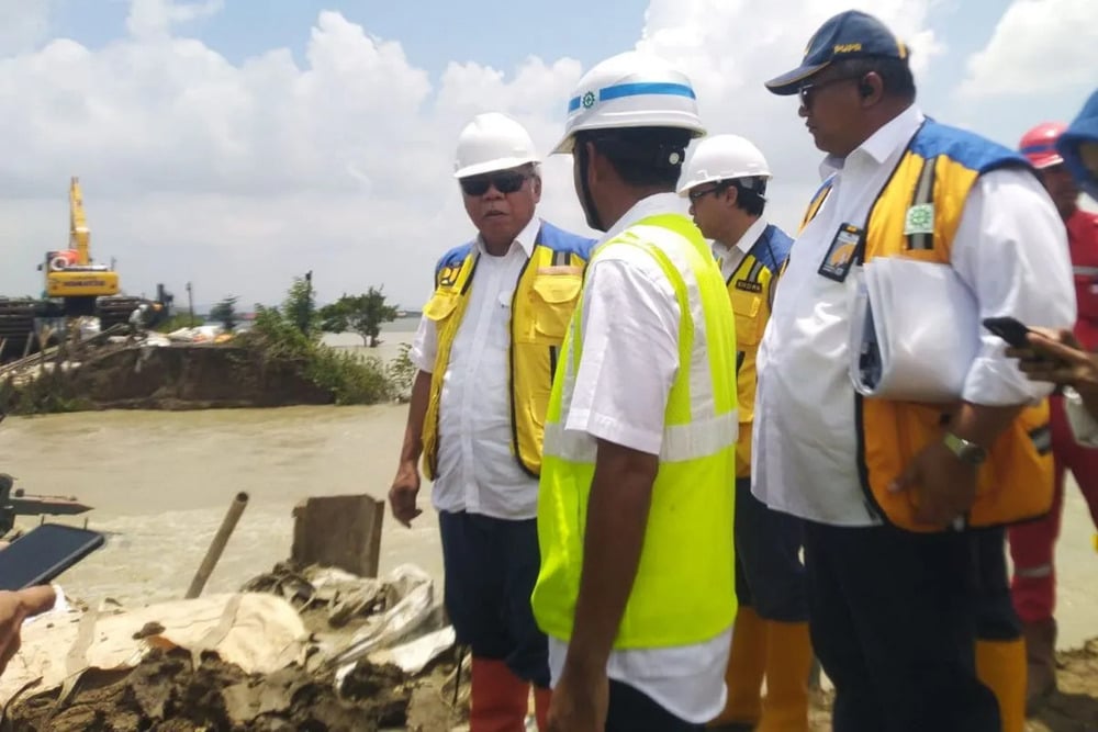  Penanganan Banjir Demak, Perbaikan Tanggul Sungai Wulan Capai 20%