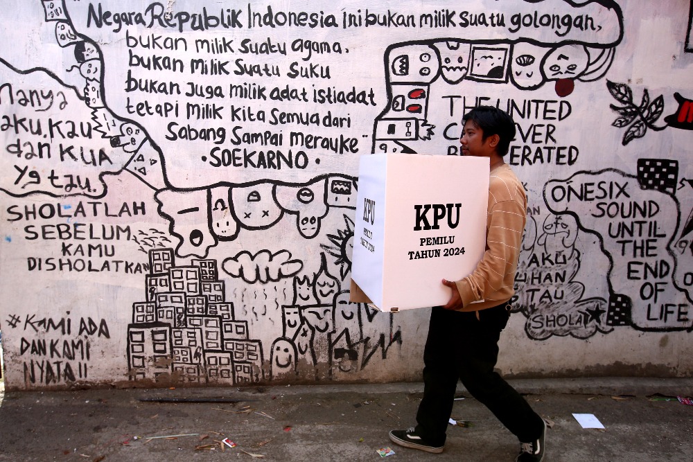  Pengiriman Logistik Pemilu di Kota Bandung