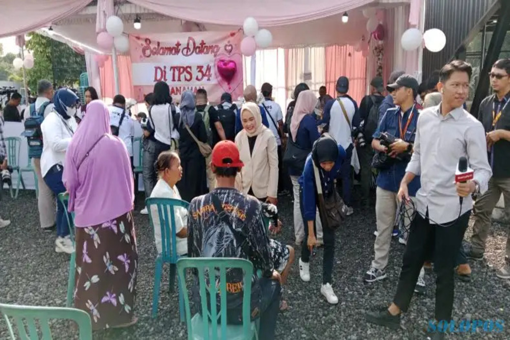  Penuturan Warga Semangat Mencoblos di TPS 34 Manahan Solo, Tempat DPT Gibran