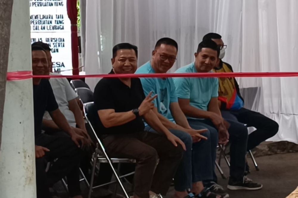  Setya Novanto Pose 2 Jari saat Mencoblos di Lapas Sukamiskin, Bandung