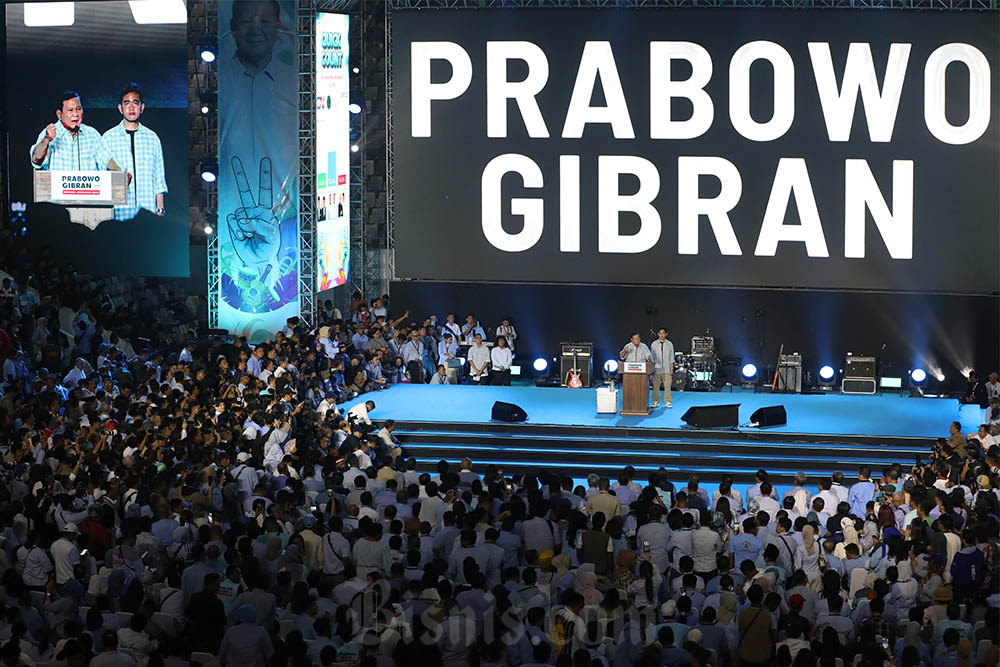  Pidato Prabowo Gibran Atas Kemenangan Satu Putaran Versi Hitung Cepat