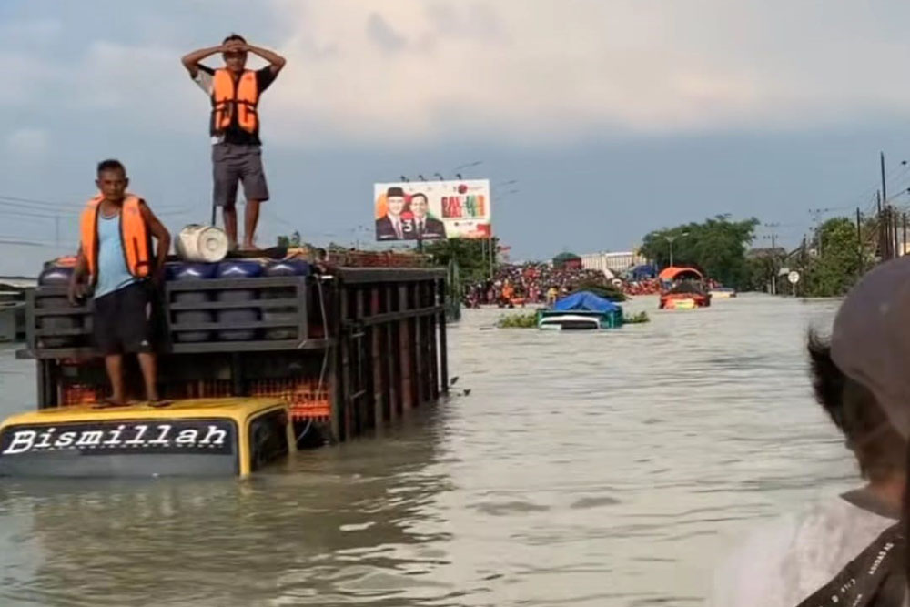  Banjir Demak, Menteri PUPR: Perbaikan Tanggul Sudah Rampung