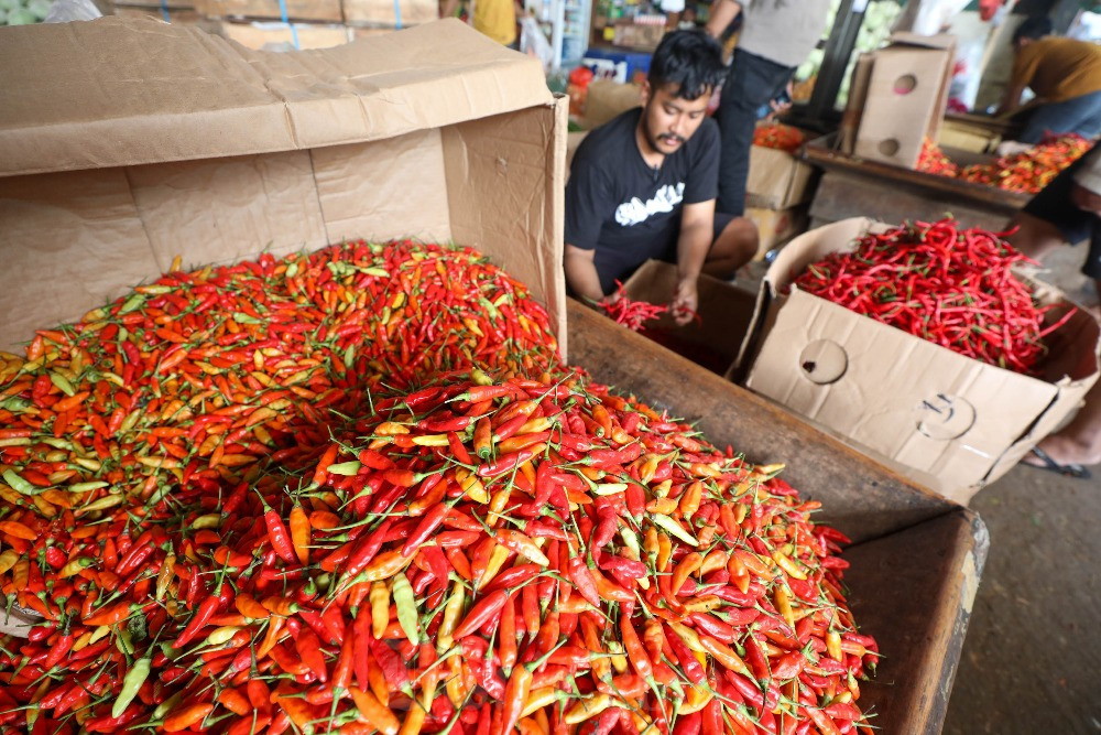  Harga Pangan Hari Ini 17 Februari: Cabai Rawit Merah Tembus Rp56.210/Kg