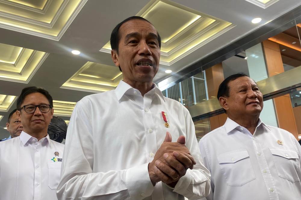  Jokowi Didampingi Prabowo Resmikan RS PPN di Jakarta