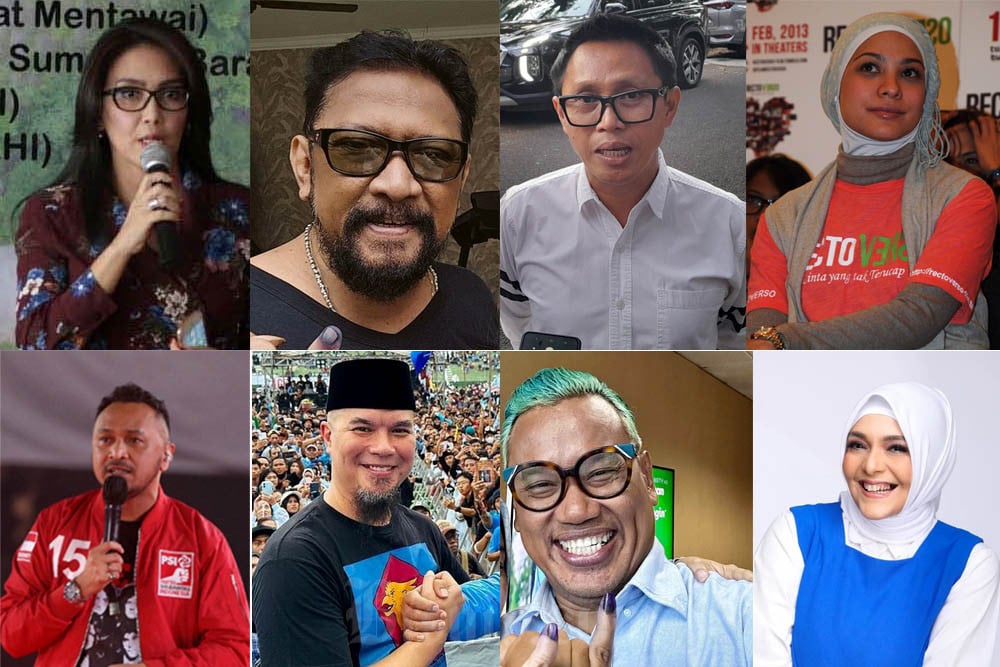  List Artis yang Bakal Lolos ke Senayan, Once Mekel, Ahmad Dhani, Uya Kuya, Hingga Krisdayanti