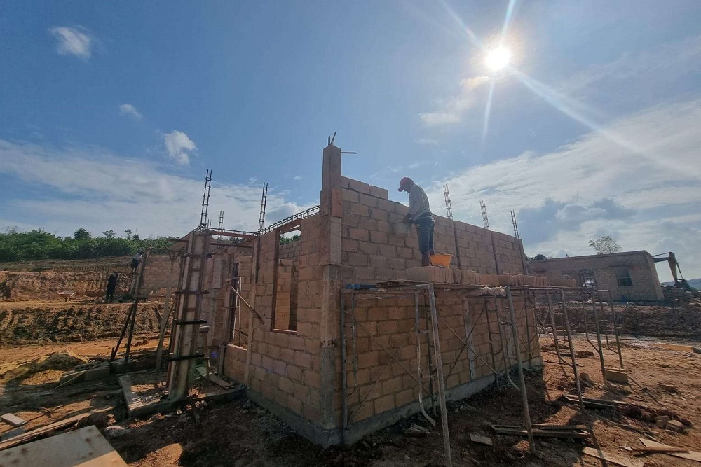  Pembangunan Rumah Contoh Warga Rempang Baru Rampung 60%
