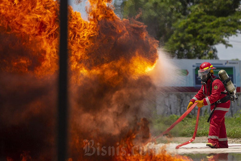  Lomba Fire Combat Pertamina EP Jatibarang Field