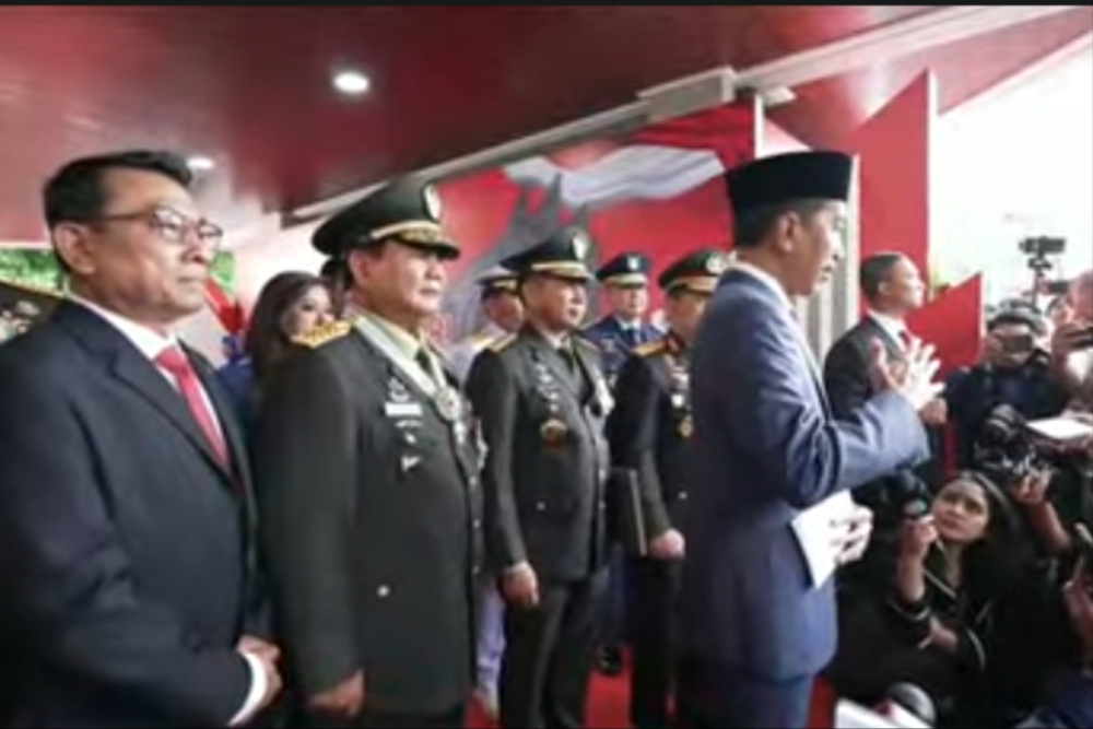  Jokowi Resmi Anugerahi Prabowo Gelar Jenderal Kehormatan