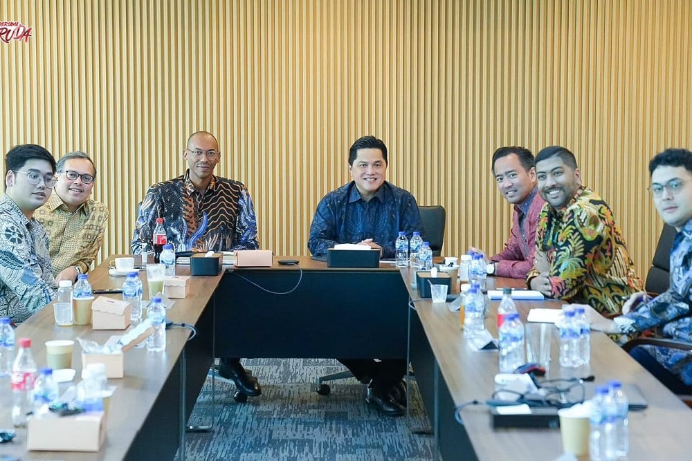  Erick Thohir Paparkan Transformasi Sepak Bola Indonesia kepada Delegasi FIFA