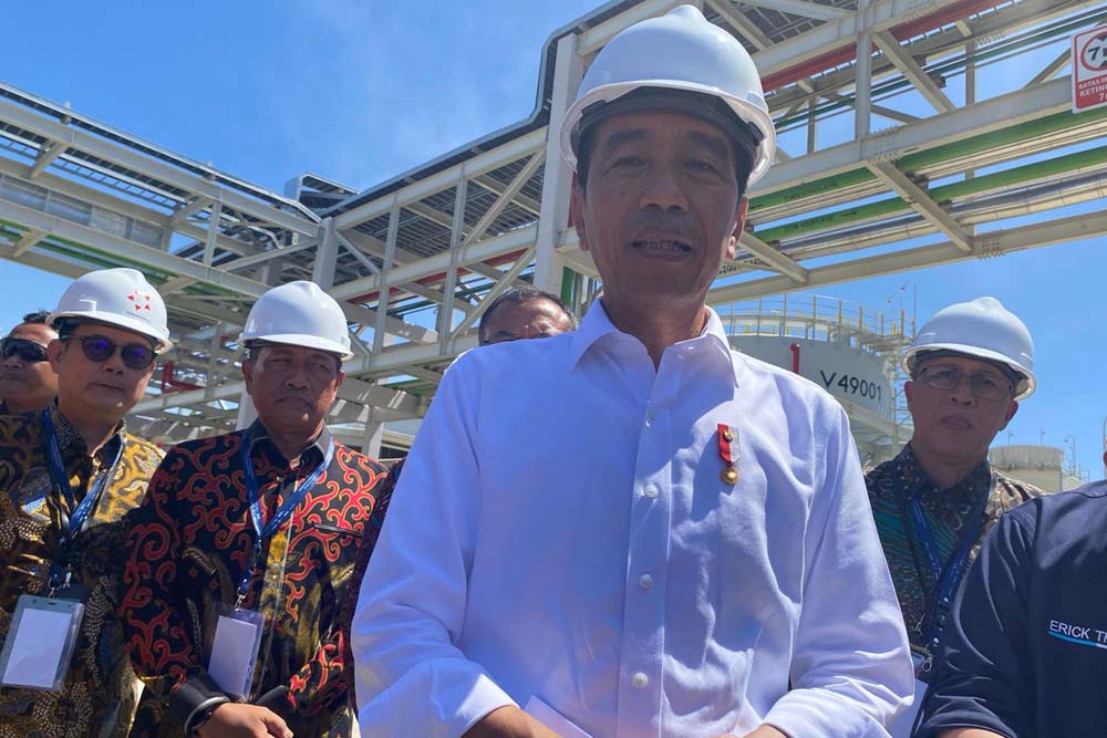  Jokowi: Pabrik Kaltim Amonium Nitrat Genjot Produktivitas Pertanian