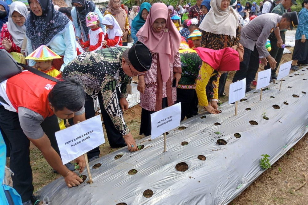  Aktivasi Program K3P, Pertamina Tanam 1000 Tanaman Hortikultura