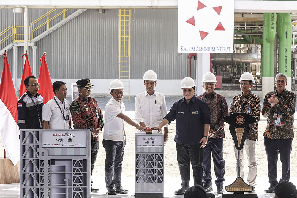  Presiden Resmikan Pabrik Amonium Nitrat di Bontang