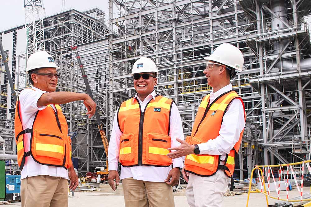 Menteri ESDM Tinjau Pembangunan Smelter Freeport di Gresik