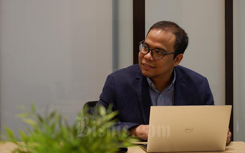 Co Founder & Chief Executive Officer PT Akseleran Keuangan Inklusif Indonesia Ivan Nikolas Tambunan. Bisnis/Nurul Hidayat