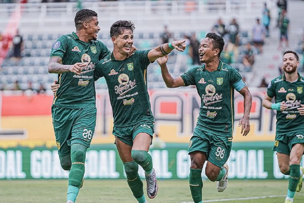 Hasil Liga 1 Persebaya vs PSS yang berakhir dengan skor 2-1/Instagram Persebaya.
