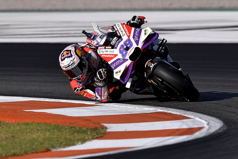 Pebalap Pramac Ducati, Jorge Martin. Hasil Sprint Race MotoGP Qatar 2024: Martin Juara, Bagnaia Keempat, Marquez Kelima./Reuters