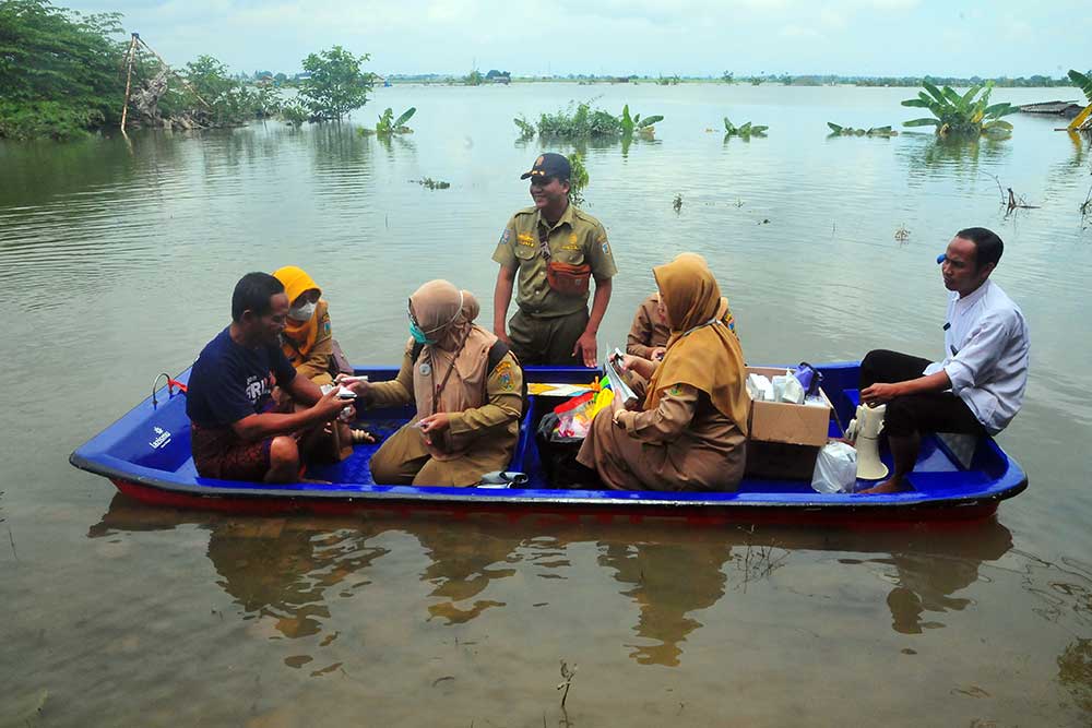  Puskesmas di Kudus Berikan Pengobatan Gratis Kepada Warga Korban Banjir