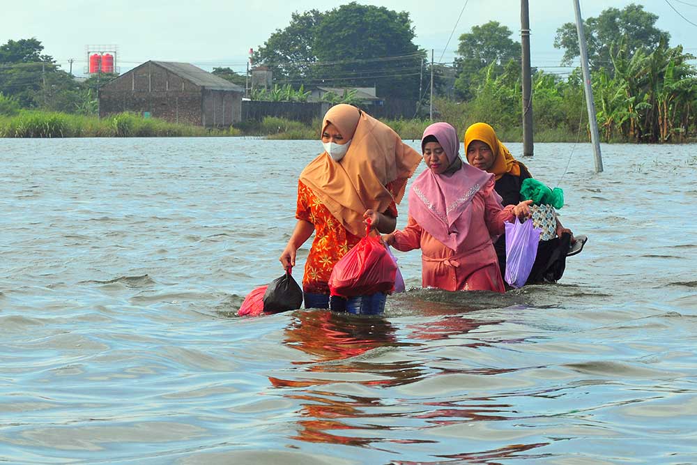  Sudah Sepekan Terendam Banjir, Begini Aktivitas Warga di Kabupaten Kudus