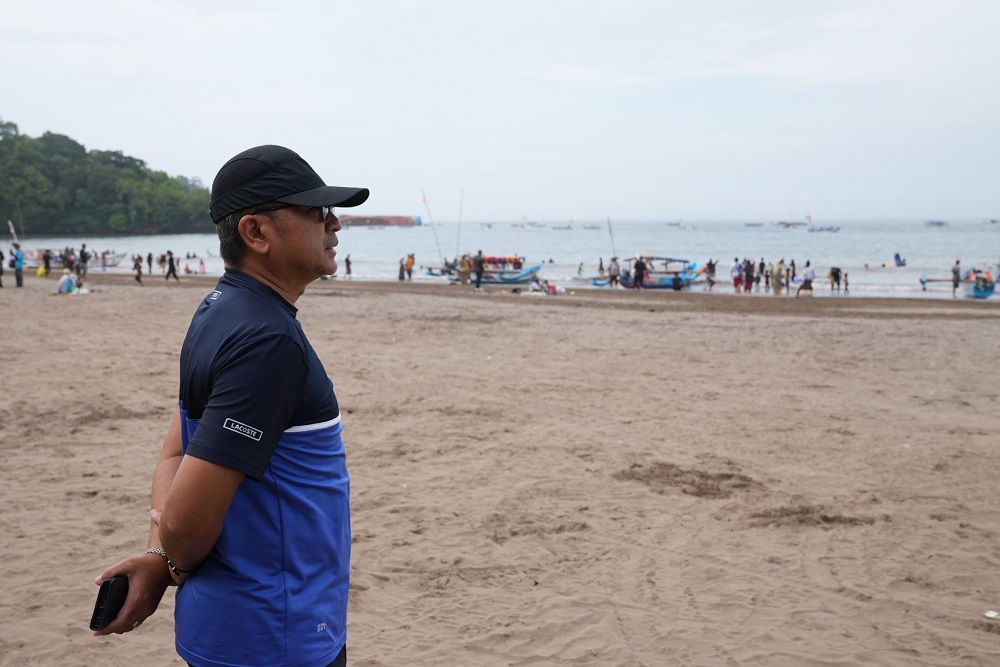  Disparbud Jabar Proyeksikan Pantai Karang Papak Jadi Wisata Premium