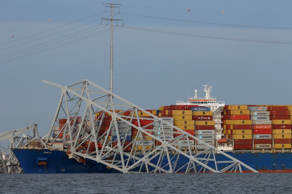 Kapal yang Tabrak Jembatan di Baltimore Bawa Kargo Furnitur IKEA Hingga Sepatu dari Indonesia