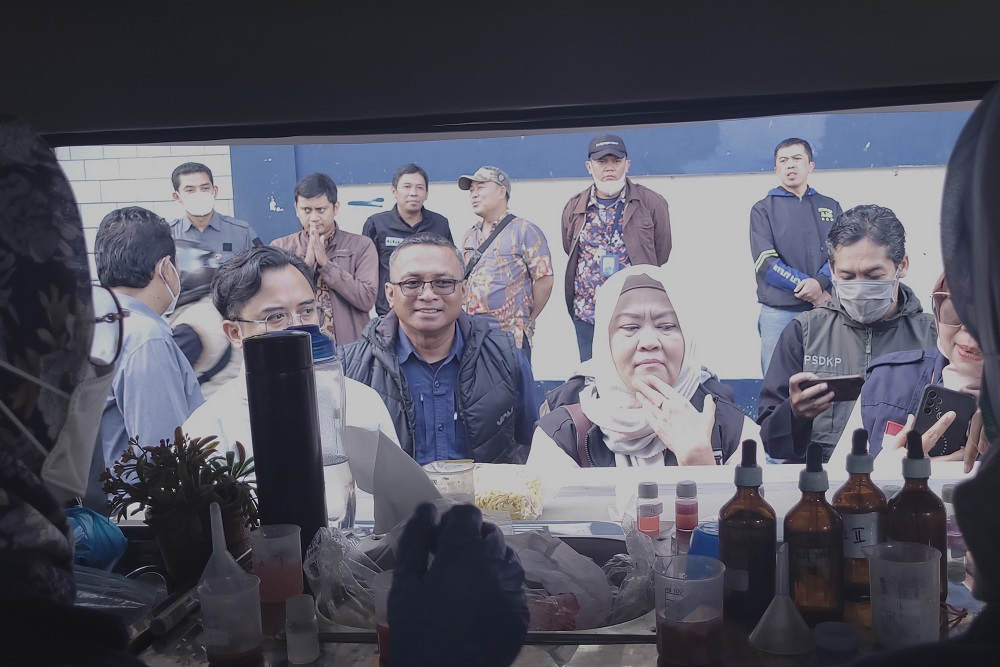  Ditemukan Produk Pangan Gunakan Zat Berbahaya di Pasar Panorama Lembang