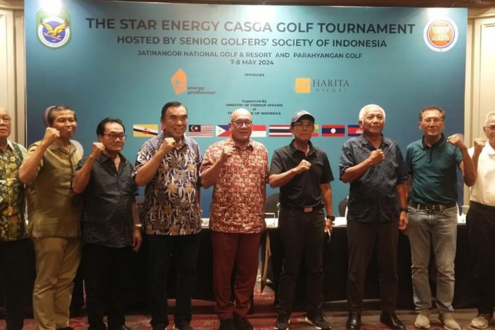  Pertama Kali, Indonesia Jadi Tuan Rumah Turnamen Golf bagi Pegolf Senior se-Asean
