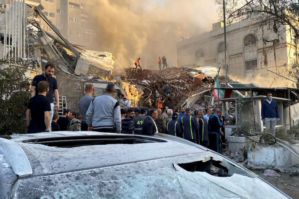  Serangan Israel ke Kedubes Iran di Damaskus Langgar Hukum Internasional, 7 Orang Tewas