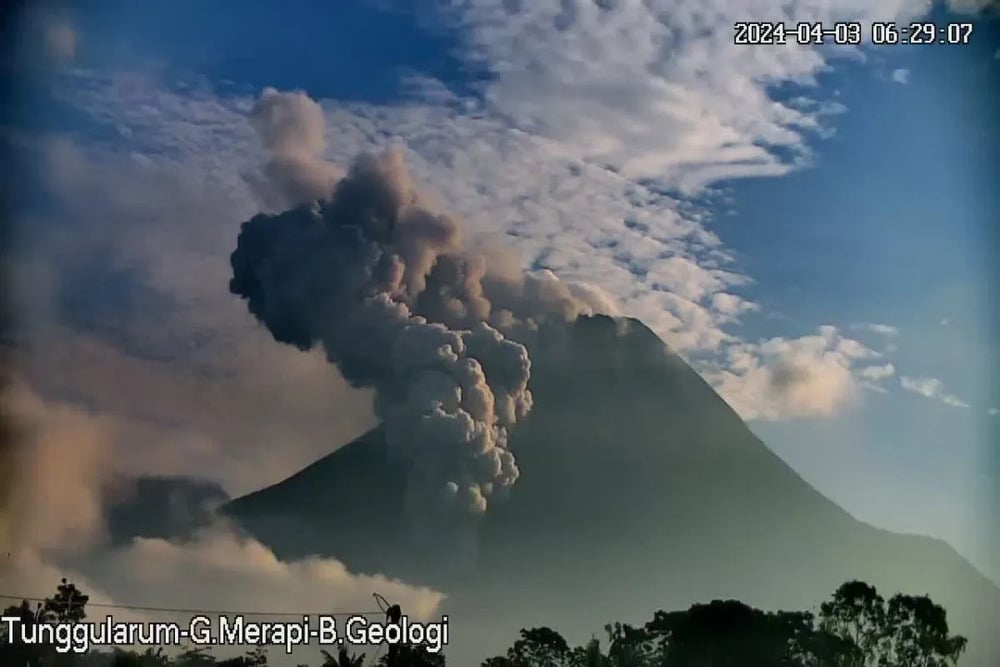  Aktivitas Merapi Berdampak ke Sejumlah Wilayah di Magelang