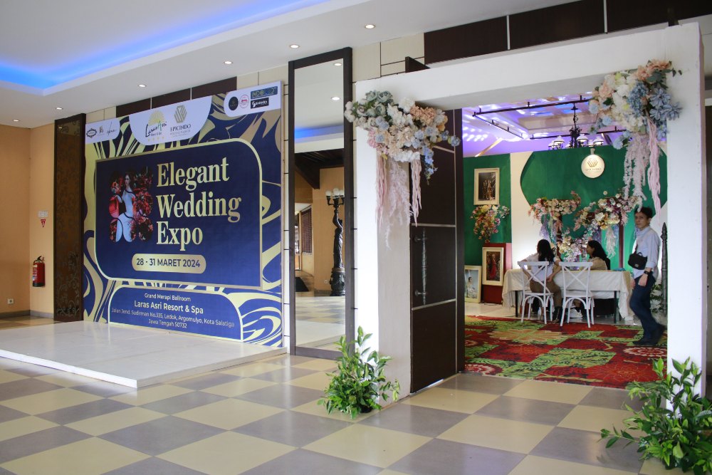 Laras Asri Resort & Spa Salatiga menggelar Eegant Wedding Expo, pameran pernikahan bergaya tradisional dan modern pada 28-31 Maret 2024. /Bisnis - M. Faisal Nur Ikhsan