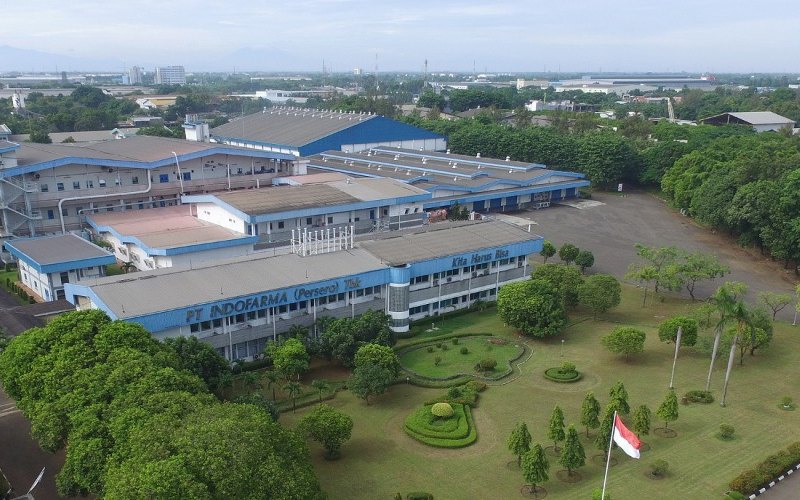 Pabrik PT Indofarma Tbk. Pada 2019, perusahaan farmasi milik negara itu kini barada dalam status PKPU karena dianggap gagal membayar utang oleh pengadilan niaga./indofarma.id