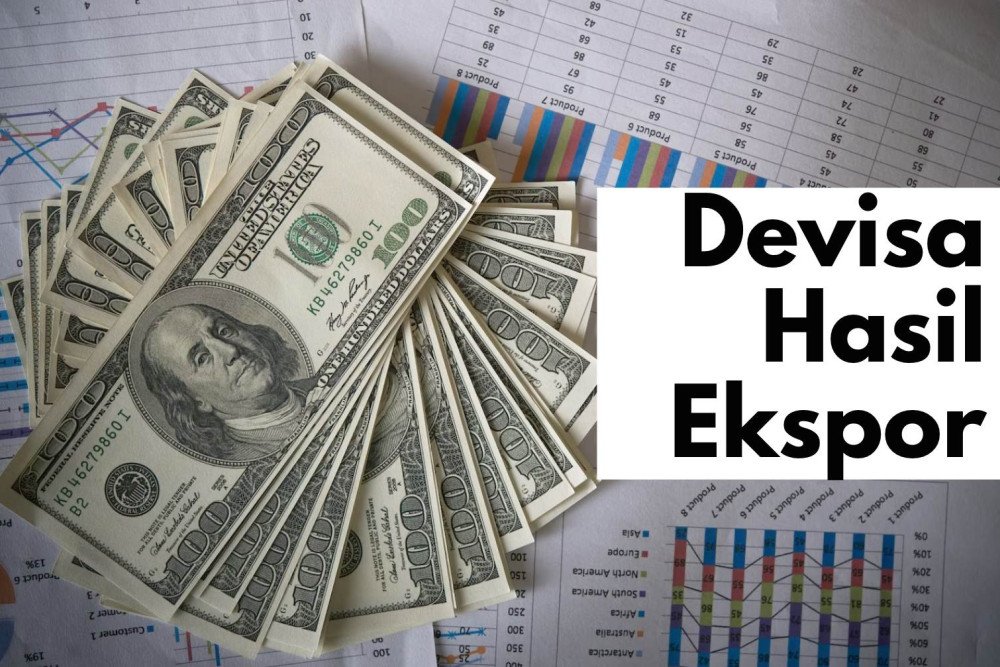 Ilustrasi devisa hasil ekspor (DHE) dalam mata uang dolar AS./ Freepik