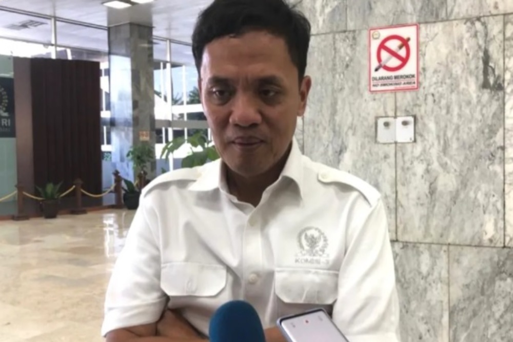 Wakil Ketua Umum (Waketum) Partai Gerindra Habiburokhman ditemui usai diskusi bertajuk Pendaftaran Capres-Cawapres Penanda Mulainya Pilpres 2024 di Kompleks Parlemen, Senayan, Jakarta, Kamis (19/10/2023). ANTARA/Melalusa Susthira