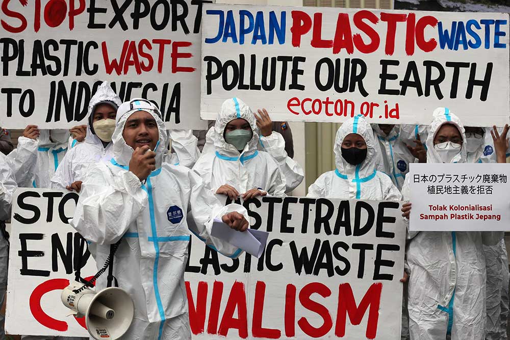  Aktivis Lingkungan Minta Pemerintah Jepang Menghentikan Pengiriman Sampah Plastik ke Indonesia
