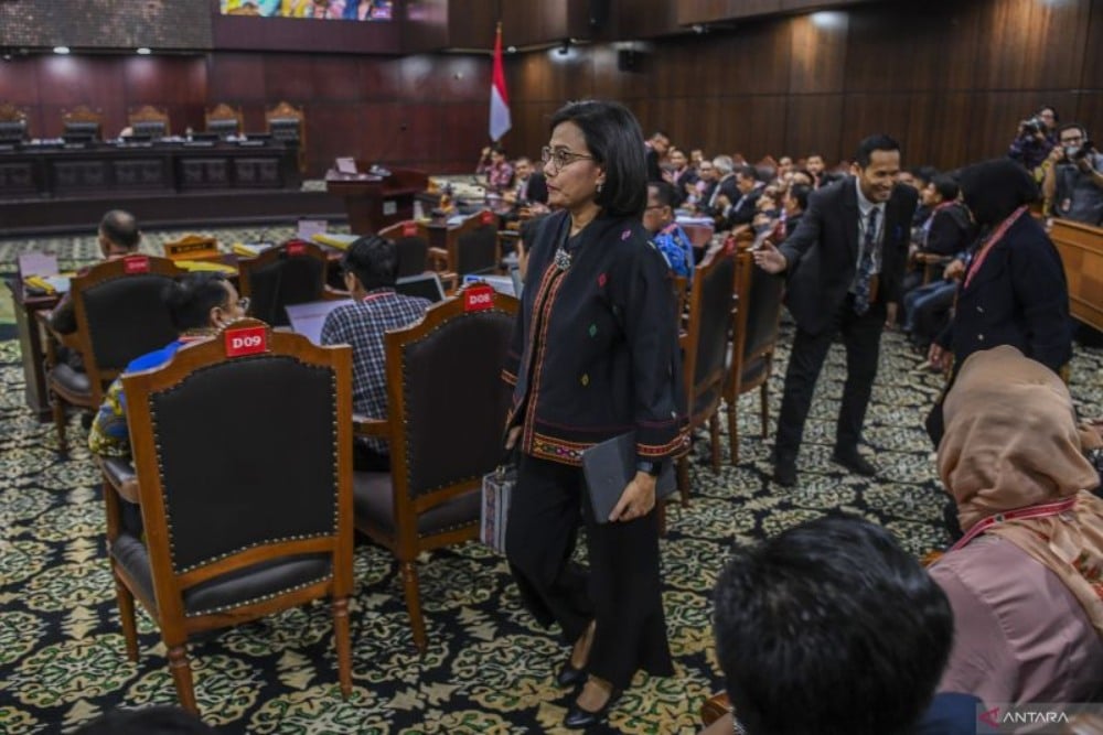  Di Hadapan Hakim MK, Sri Mulyani Akui Bansos Beras 10 Kg Bukan Bagian dari Perlinsos