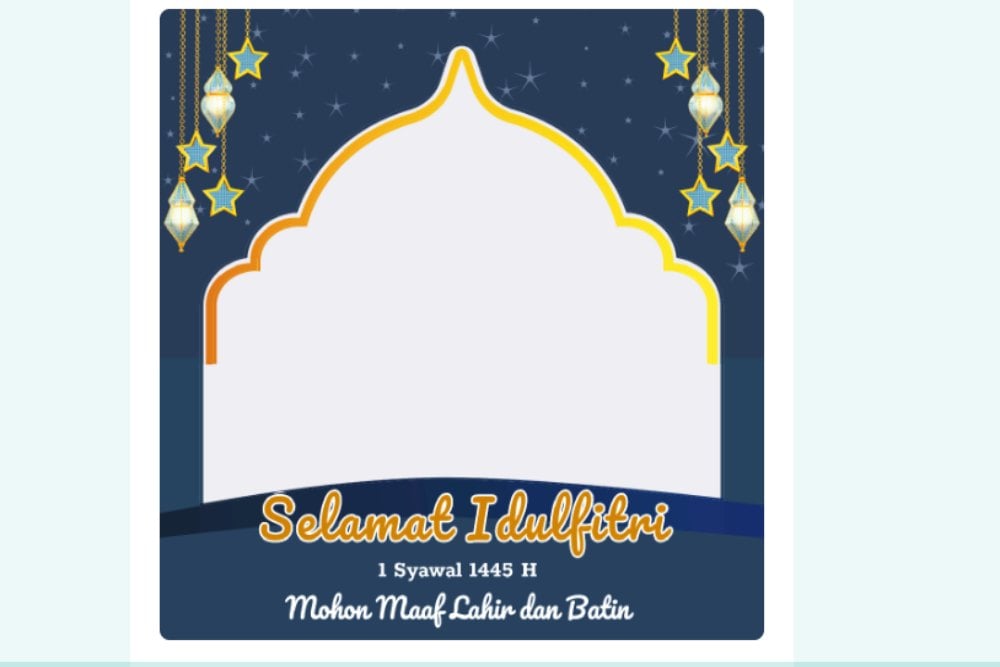  Rayakan Lebaran, Ini 35 Link Twibbon Idulfitri