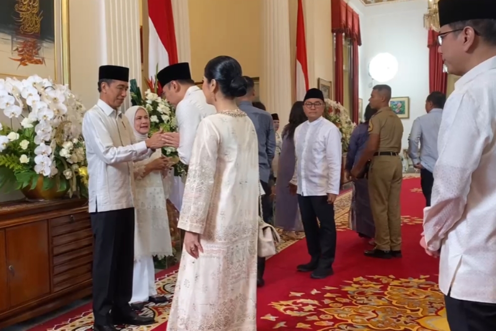  Momen Para Menteri Tak Dapat Keistimewaan dalam Open House Terakhir Jokowi