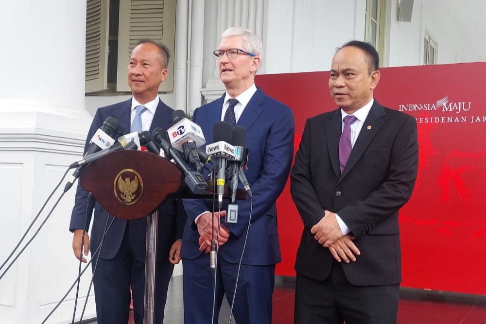  Bertemu Tim Cook, Jokowi Minta Indonesia Jangan Cuma jadi Pasar Apple