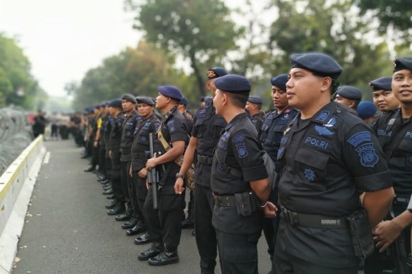  Amankan Sidang Putusan Pilpres di MK, Polisi Terjunkan 7783 Personel