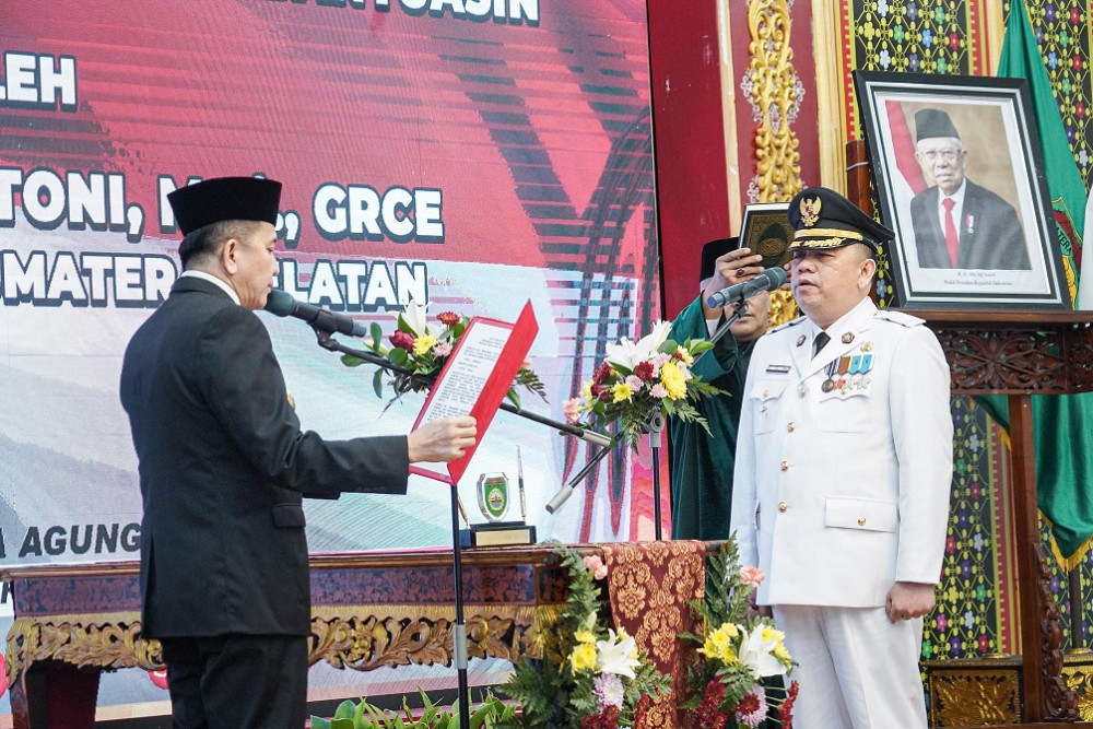  Jadi Pj Bupati Muba, Sandi Fahlevi Siap Berkolaborasi dengan Sekda Apriyadi