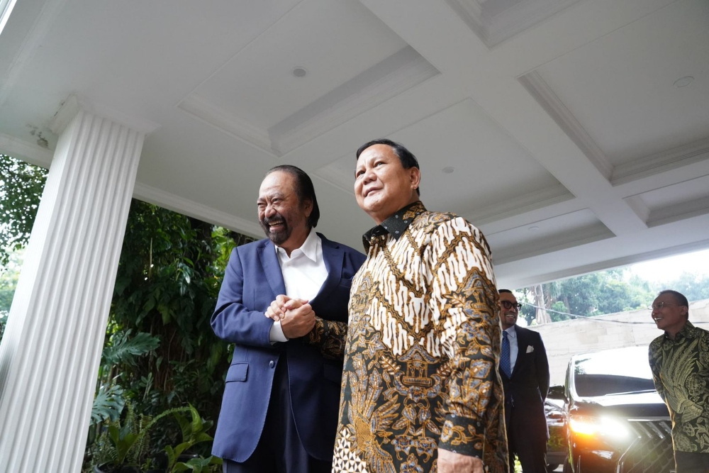  Surya Paloh Tegaskan Partai Nasdem akan Dukung Penuh Pemerintahan Prabowo-Gibran
