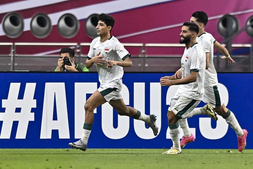Timnas Irak U23 di Piala Asia U23. Prediksi Skor Irak vs Vietnam U23, 27 April: Susunan Pemain, Preview, Data. Pemenang pertandingan Irak vs Vietnam akan menantang Jepang di babak semifinal Piala Asia U23./Reuters