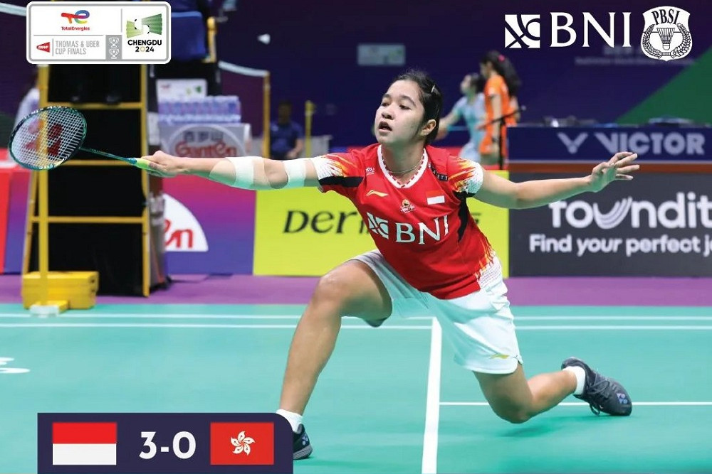  Hasil Uber Cup: Indonesia Bekuk Hong Kong 3-0