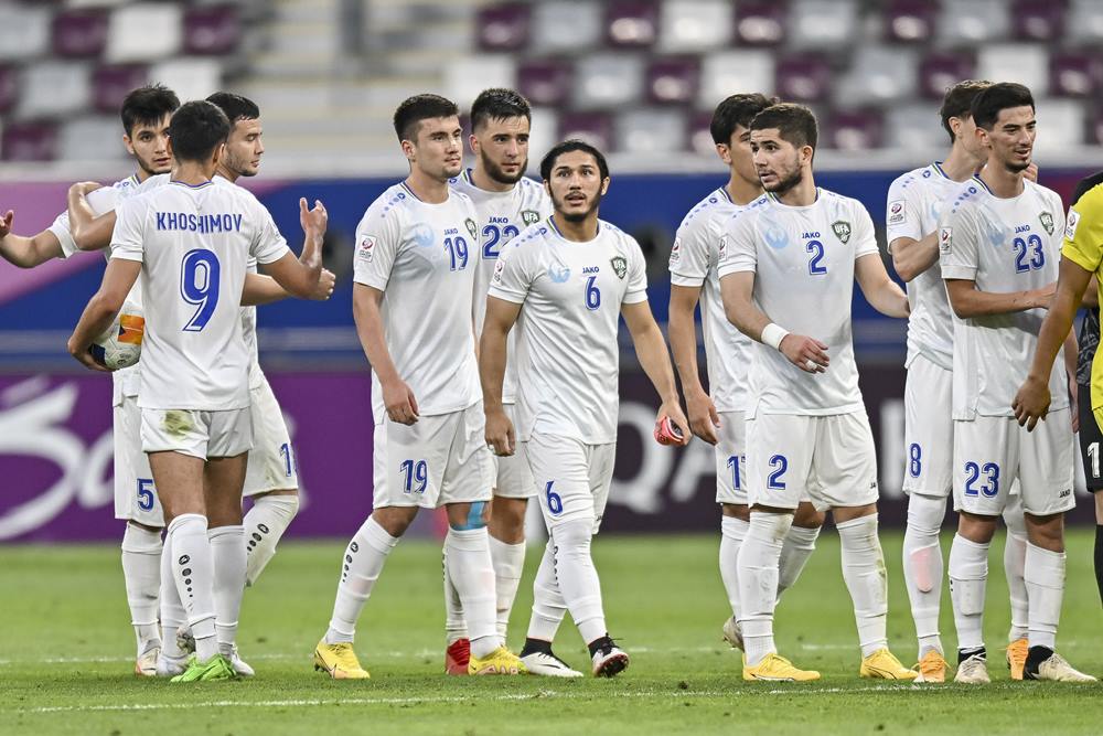 Timnas Uzbekistan U23 berhasil lolos ke final Piala Asia U23 usai mengalahkan Indonesia U23 di semifinal. Hasil Indonesia vs Uzbekistan U23, 29 April: Garuda Muda Takluk, Uzbekistan ke Final/Reuters