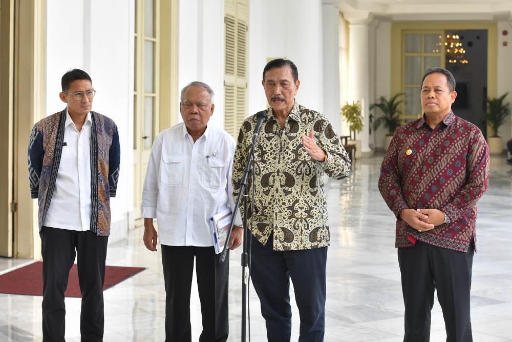  Jokowi Panggil Luhut ke Istana, Bahas Persiapan World Water Forum 2024