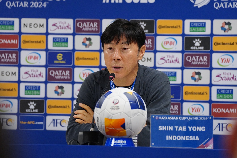 Pelatih Timnas U-23 Indonesia Shin Tae-yong menyebut anak asuhnya kelelahan sehingga kalah dari Irak di Piala Asia U-23 2024 / PSSI.