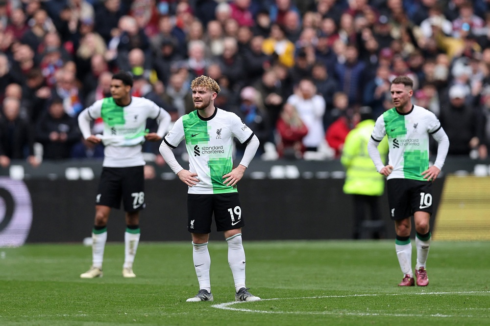 Prediksi skor Liverpool vs Tottenham Hotspur dalam lanjutan Liga Inggris 2023-2024. / Reuters-David Klein.