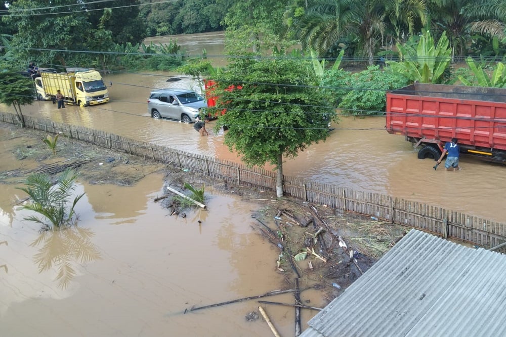  Dua Kecamatan di Kabupaten OKU Dilanda Banjir, 1.695 Rumah Terdampak